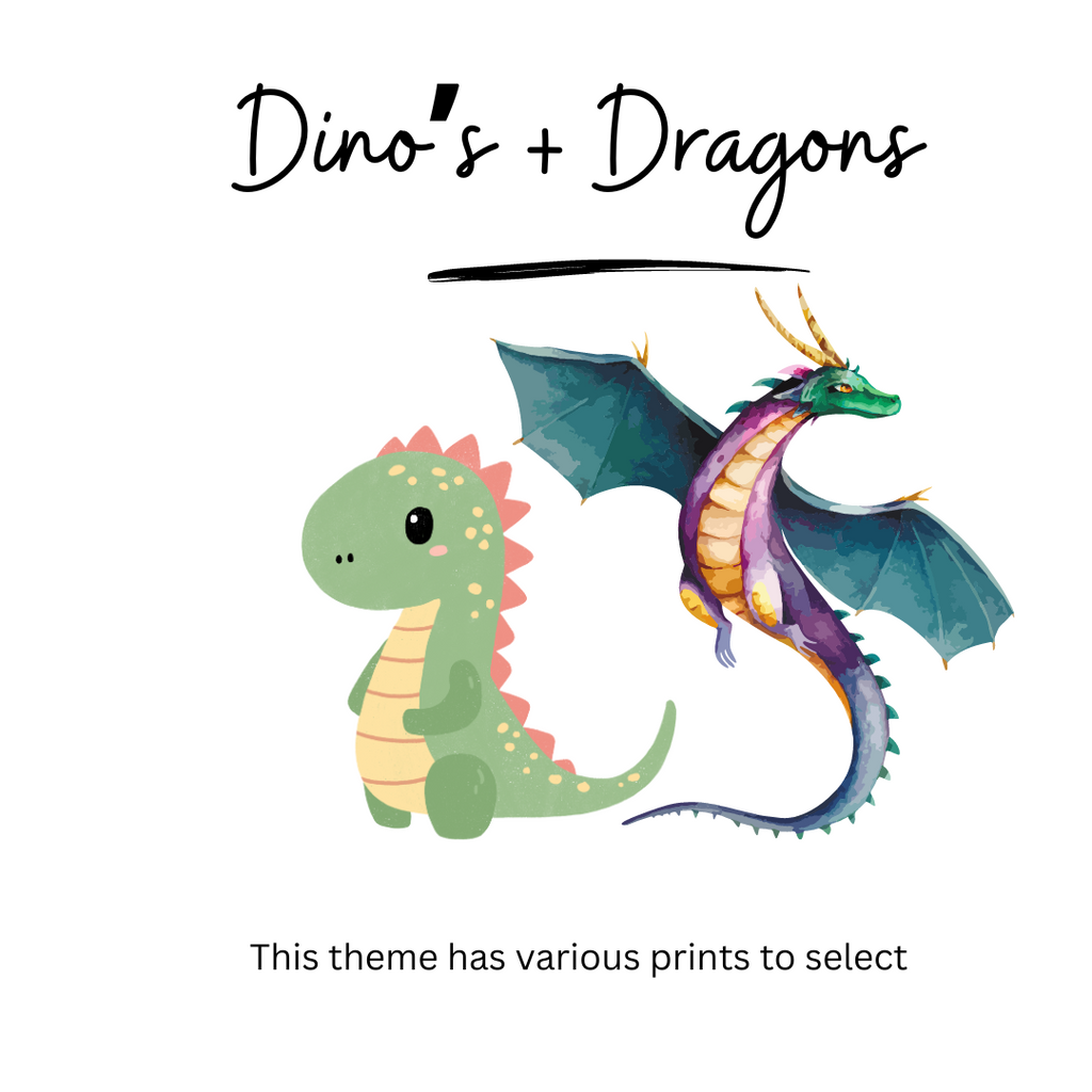 Dino's & Dragons Prints