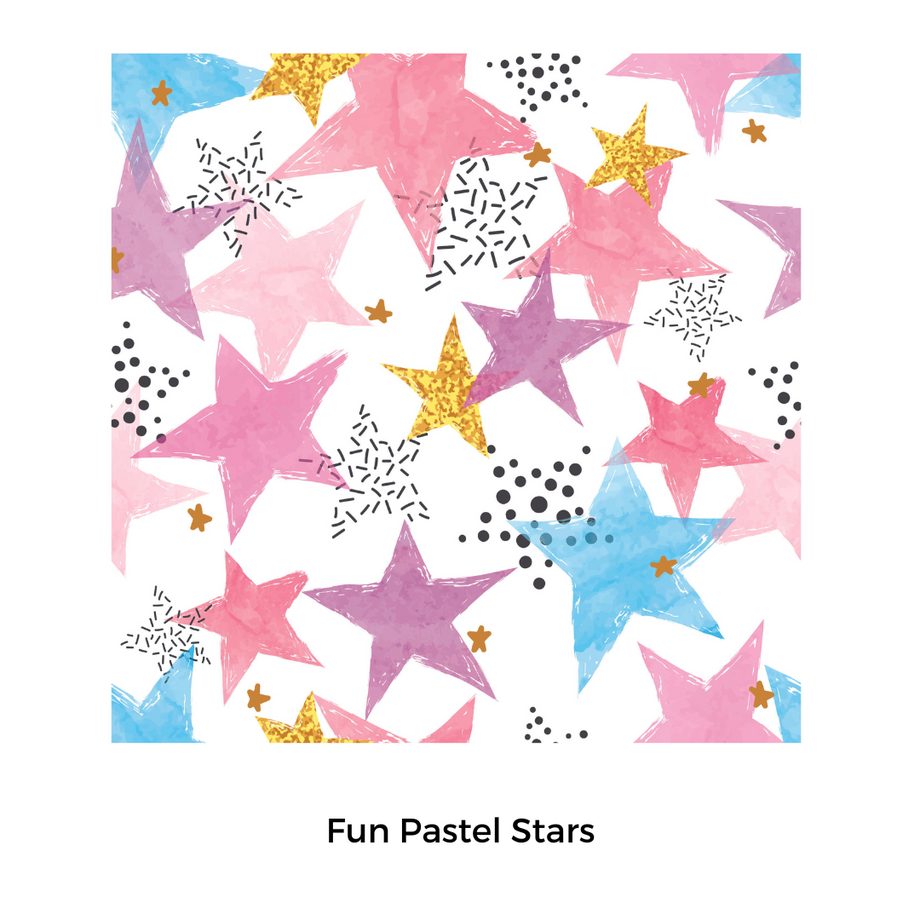 Fun Pastel Stars – Little Lovies Closet