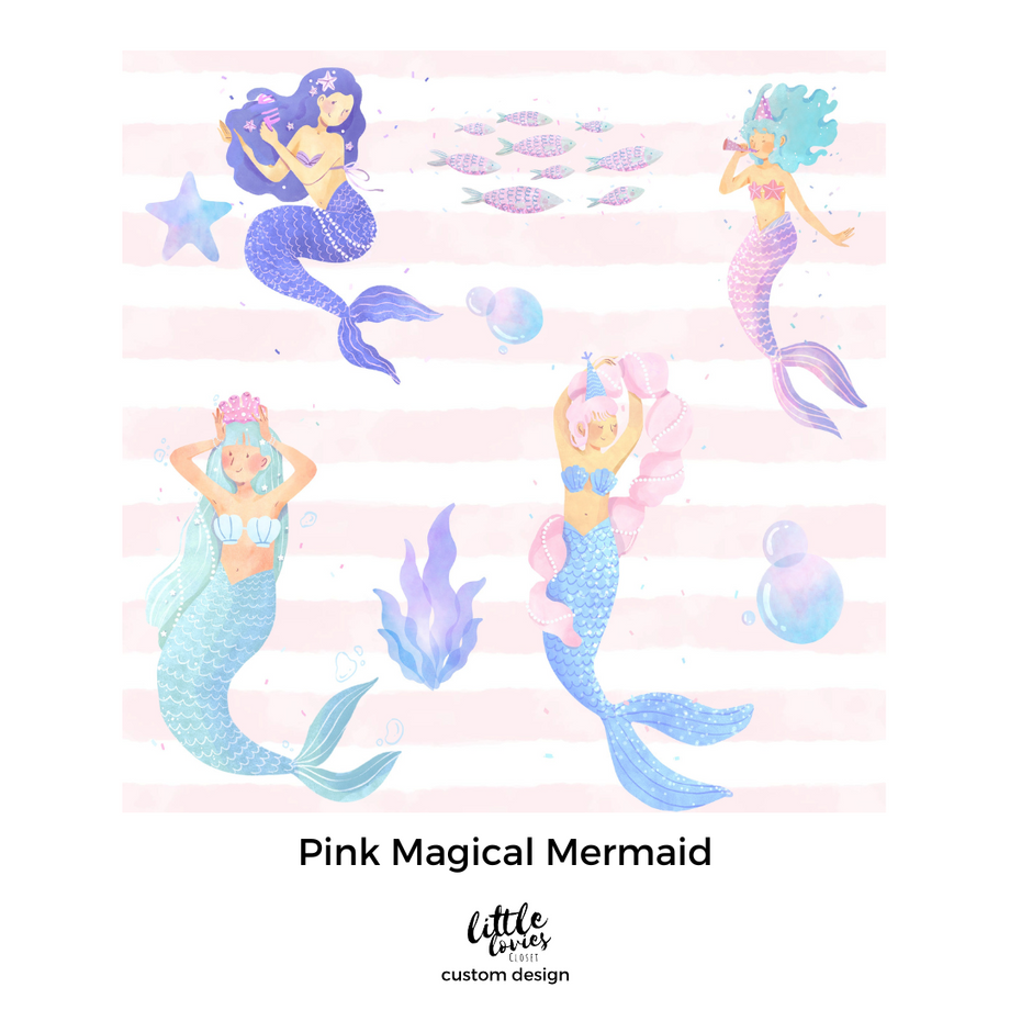 Super cute Mini Mermaids Cuties Doll Pink