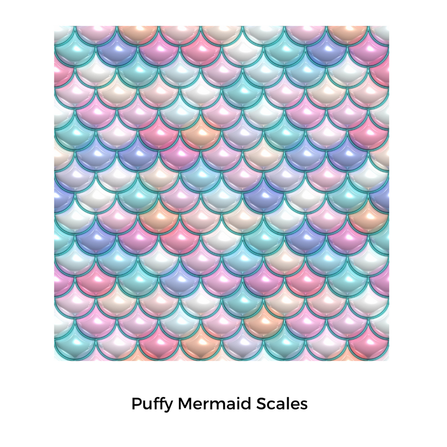 Puffy Mermaid Scales – Little Lovies Closet