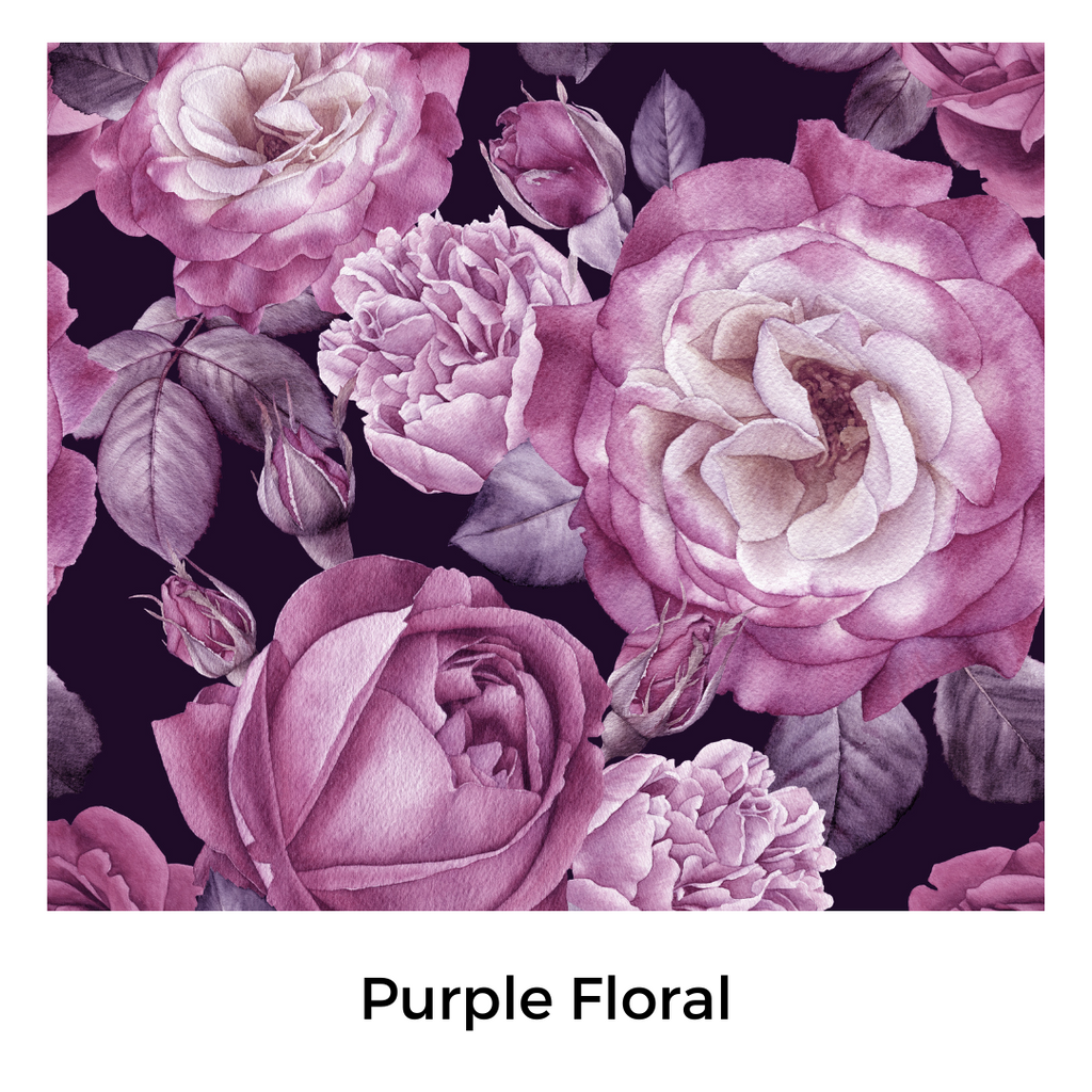 Purple Floral – Little Lovies Closet