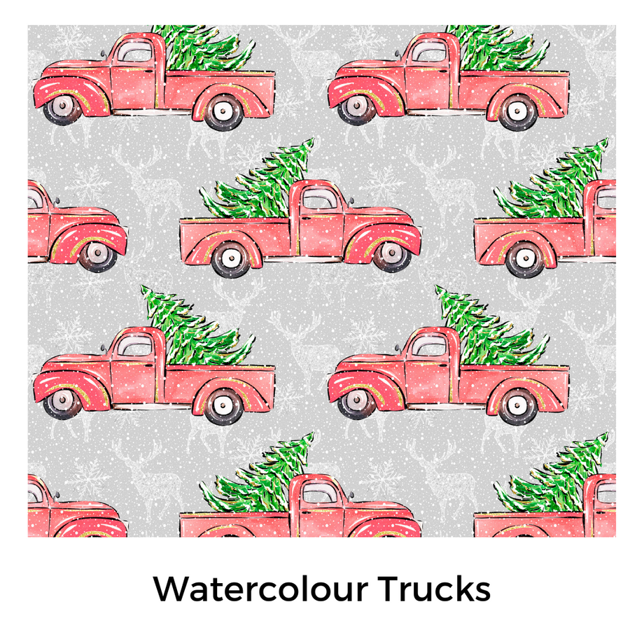 Watercolour Trucks