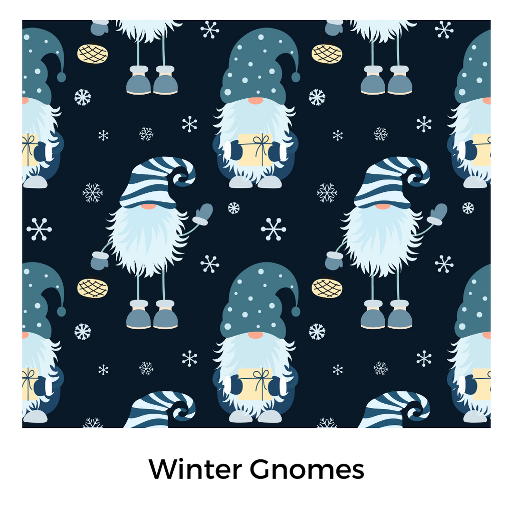 Winter Gnomes Blue – Little Lovies Closet
